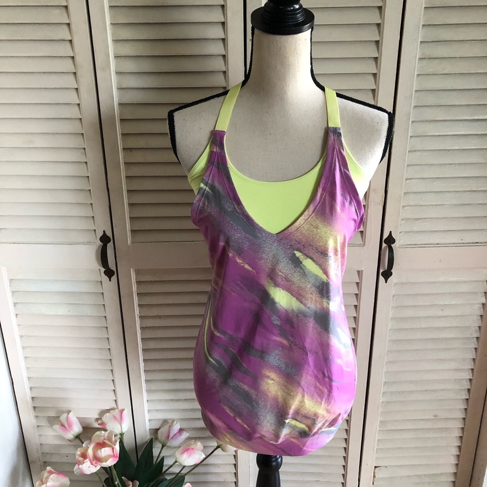 Oakley Purple Printed Energy Training Tank Top XS